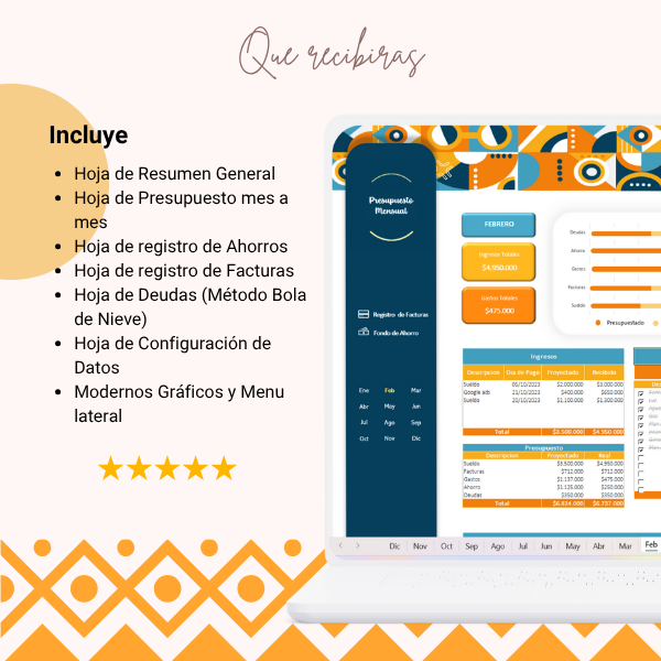 Plantilla de Control de finanzas personales - Image 3