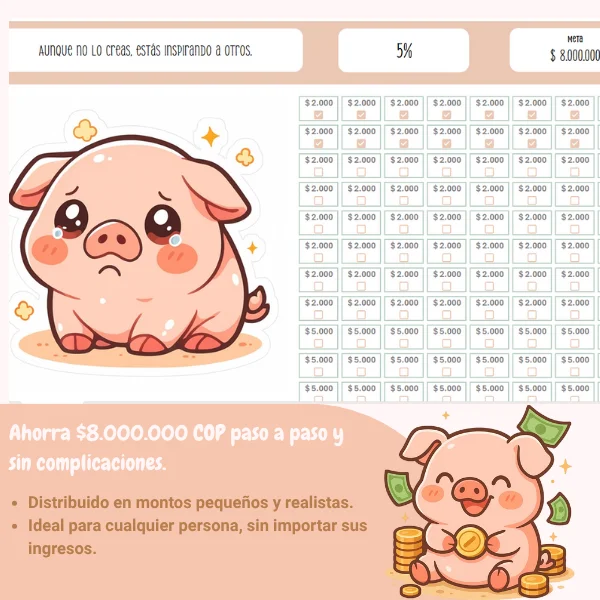 Reto Visual de Ahorro 8 Millones con Propósito - Image 2