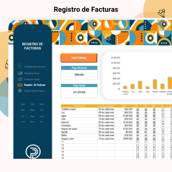 Plantilla de Control de finanzas personales - Image 6